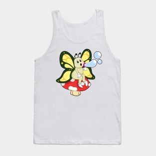 Butterfly with Soap bubbles Tank Top